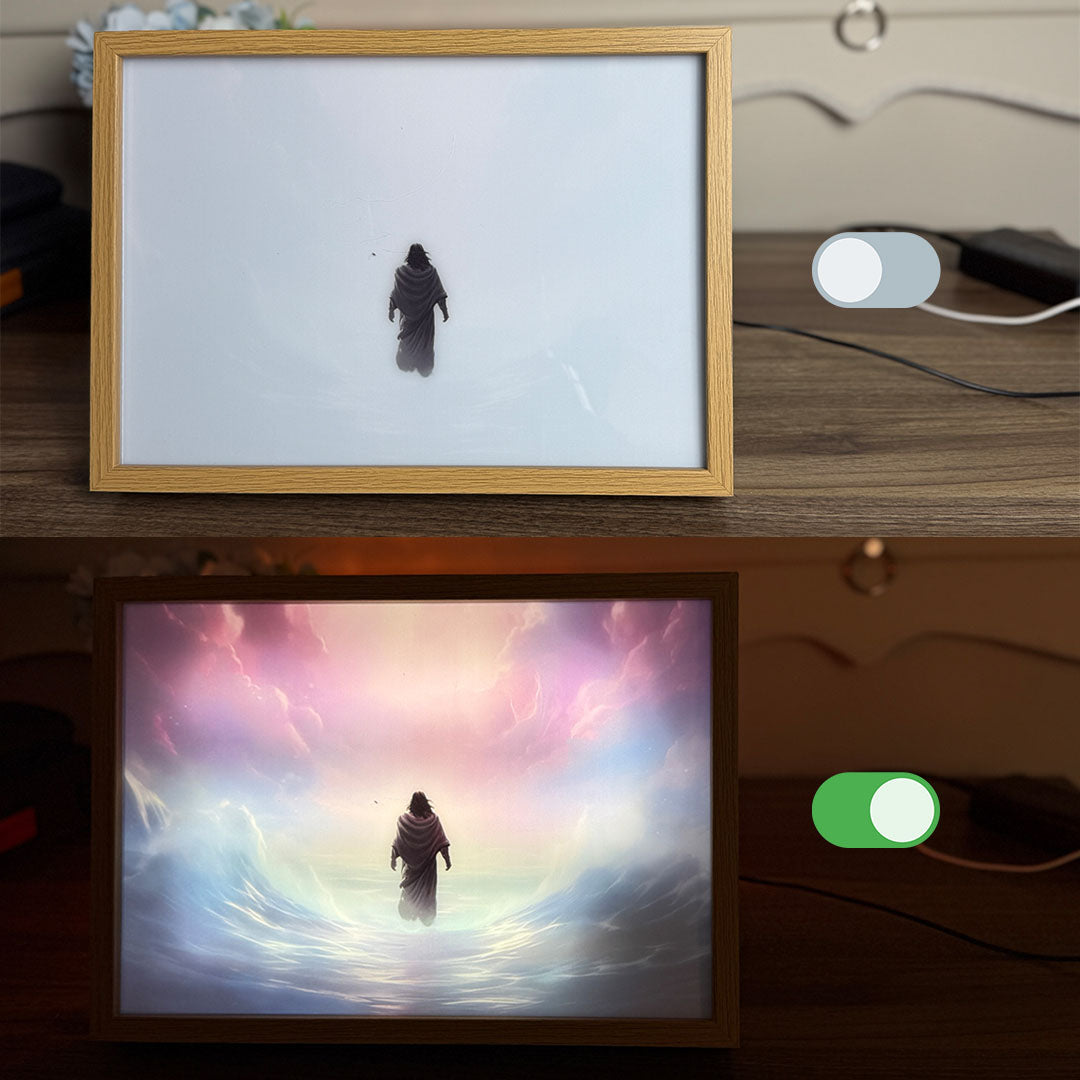 Jesus Christ - 3D LED Frame