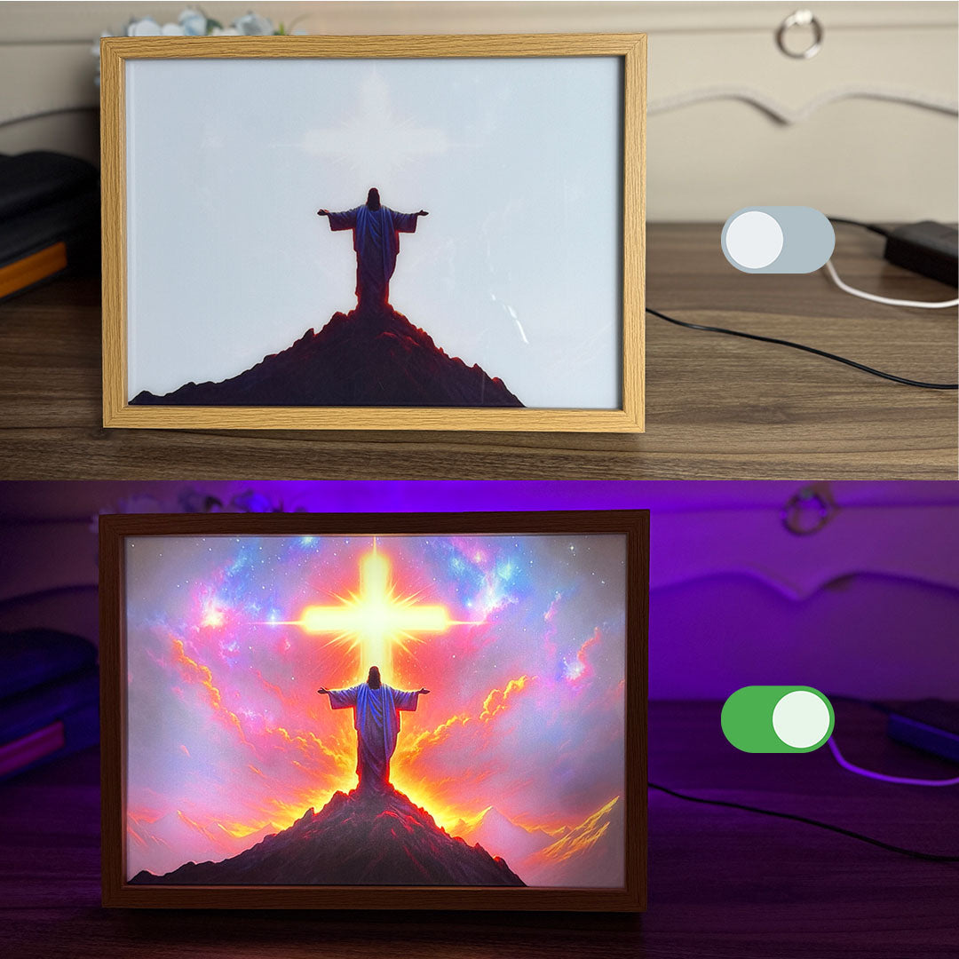 Jesus Christ - 3D LED Frame