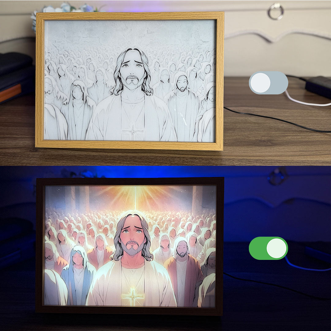 Jesus Christ - 3D LED Frame